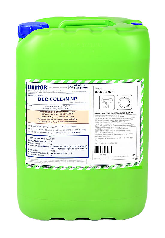 Unitor Deck Clean NP, Deck Clean NP,