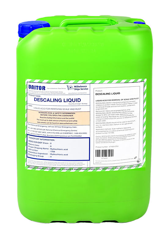 Unitor Descaling Liquid, Unitor Descaling Liquid Msds, Descaling Liquid, Marine chemicals, Marine Chemical Supplier in India, Unitor Distributor in India, Unitor Marine Chemical in India, Unitor Marine Chemical Price in India, Unitor, Drew Marine Chemical Supplier, Rochom Marine Chemical Supplier, Marichem Marine Chemical Supplier, Marine Deck Store, Marine Ship Chemical, Marine cleaning and maintenance, Ship Supplier, Unitor Shipping Agent, Unitor Marine Chemical buyer and seller india